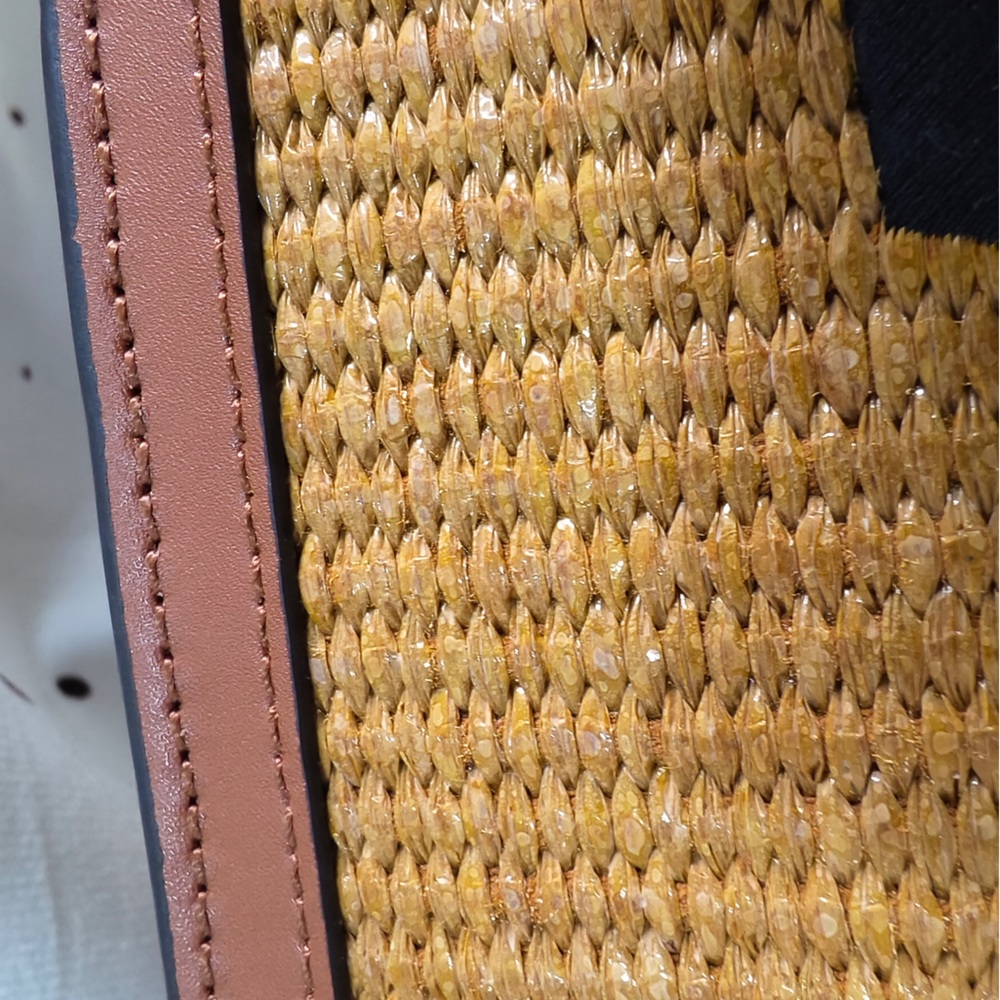 Marni Mustard Woven Tote with Braided Fringe - Picture 10 of 13